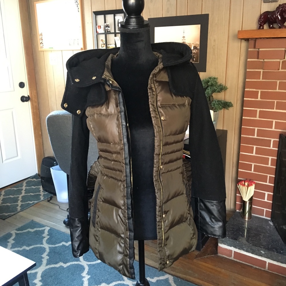 Kenneth Cole Army Green Coat